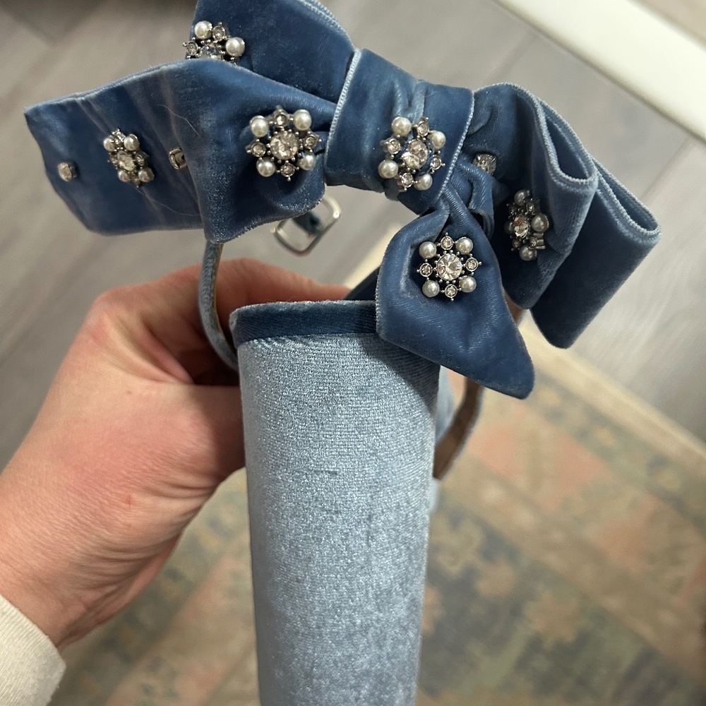 Nicola Bathie x Antonio Melani Blue Heels
